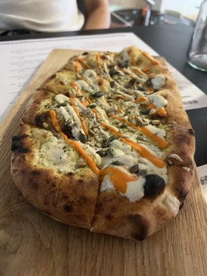 Garlic bread  at Plant A Pizza in Ghent