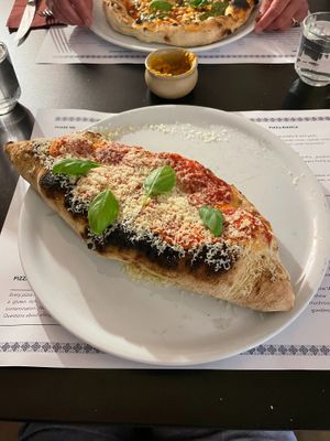 Calzone at Plant A Pizza in Ghent