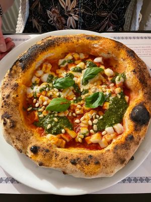 Margherita at Plant A Pizza in Ghent