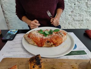 Calzone at Plant A Pizza in Ghent