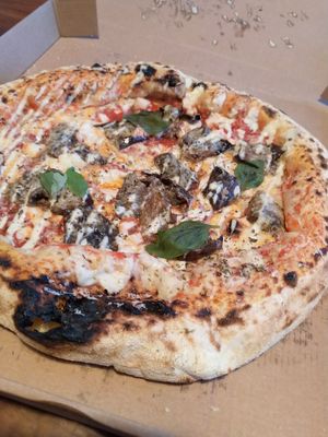 eggplant parmigiana at Plant A Pizza in Ghent