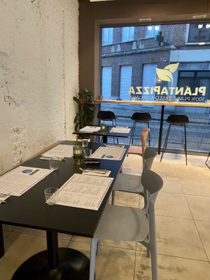 Interior in the front  at Plant A Pizza in Ghent