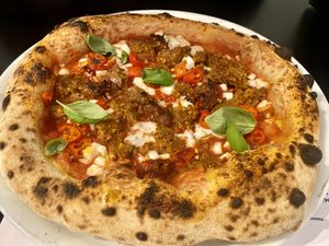 La mamma rossa  at Plant A Pizza in Ghent