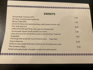 Desserts (not all can be found online)  at Plant A Pizza in Ghent