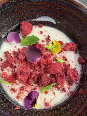 Panna cotta   at Plant A Pizza in Ghent