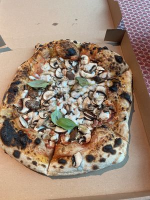 Fungi pizza   at Plant A Pizza in Ghent