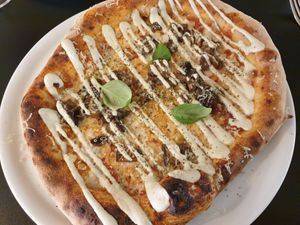 Eggplant Parmigiano at Plant A Pizza in Ghent