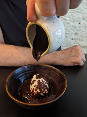 Dame Blanche at Plant A Pizza in Ghent