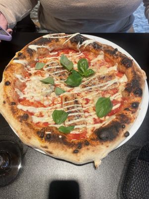 4 cheese  at Plant A Pizza in Ghent