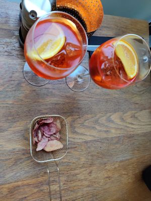 Virgin Aperol at Plant A Pizza in Ghent