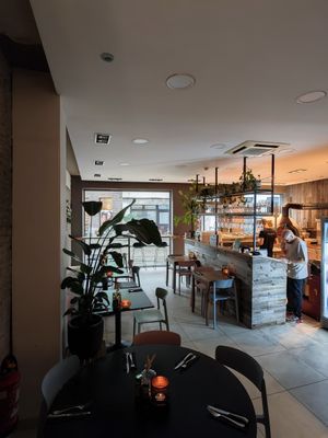 Inside at Plant A Pizza in Ghent