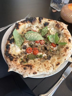 Eggplant parm  at Plant A Pizza in Ghent