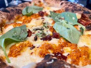 No Duja Pizza at Plant A Pizza in Ghent