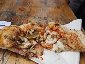 pizza at Ieperfest 2019 at Plant A Pizza in Ghent