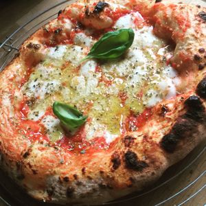 Margheritta  at Plant A Pizza in Ghent