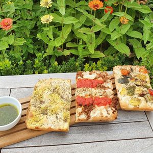 pizzas from plant a pizza at Plant A Pizza in Ghent