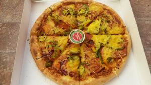 Pepperoni hot pizza at Massimo's in North Shields