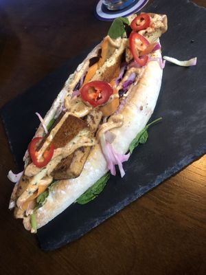 Vietnamese Tofu Sandwich at The Purple Robot in Hull