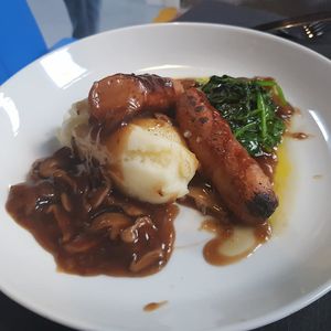 Sausage and mash at The Purple Robot in Hull