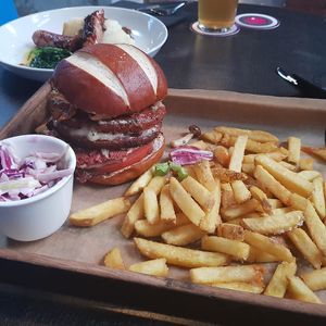 Steamed burgers at The Purple Robot in Hull