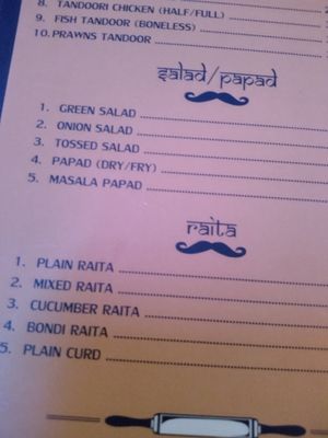 Menu4 at The Indian in Dimapur