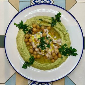 Green Hummus at Balabite in Townsville