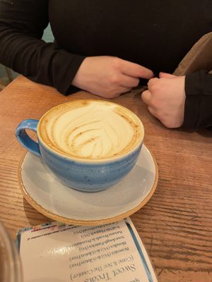 Cinnamon chai  at Ethical Bean Company in East London