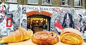 100% Vegan Pastries and Sweet Treats at Ethical Bean Company in East London