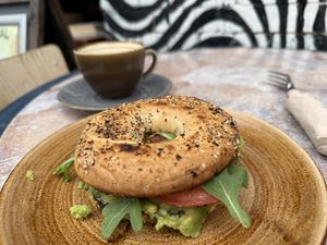   at Ethical Bean Company in East London