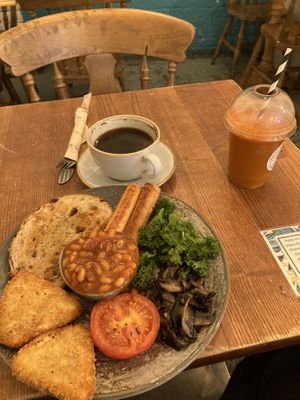   at Ethical Bean Company in East London