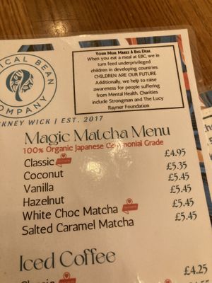   at Ethical Bean Company in East London