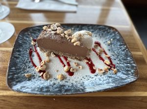 Vegan GF chocolate tart  at Trident Hotel in Kinsale