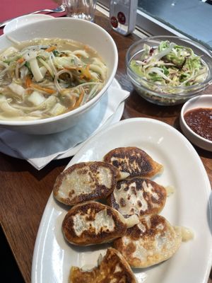 ravioli! and ramen  at Pasta B Jinghua in Milan