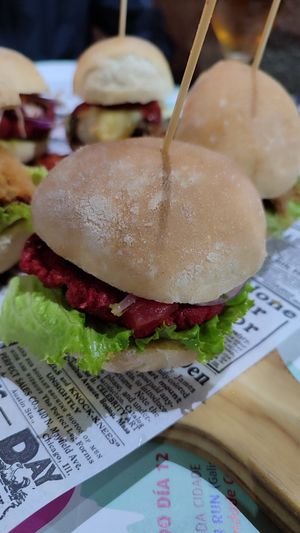 Veggie Burguer at A Saia de Carolina in Ourense