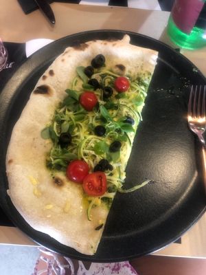 1/2 vegan pizza  at Superfood Healthy Food Factory in Split