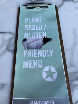 Vegan and Gluten Free Menu with lots of options   at Beertown Public House in Oakville