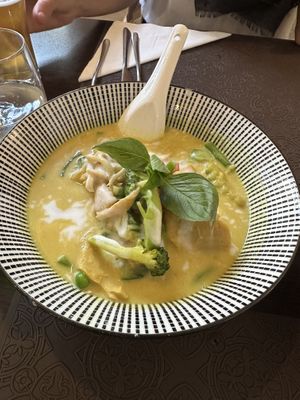 Green curry  at Tuktuk in Basel