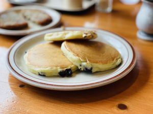 Half stack  at Polly's Pancake Parlor in Sugar Hill