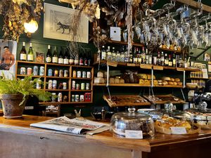 adorable bar area  at Morning Magpie - Maggie's in Dunedin