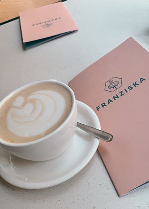 Matcha latte  at Home of Franziska in Budapest