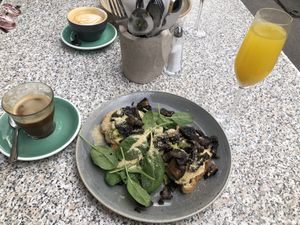 Vegan Brekkie  at Home of Franziska in Budapest