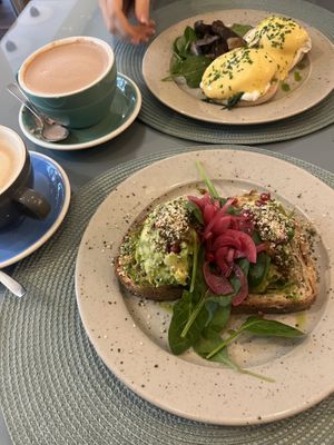 Vegan avocado on toast   at Home of Franziska in Budapest