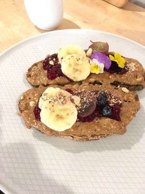 Peanutbutter Toast  at Home of Franziska in Budapest