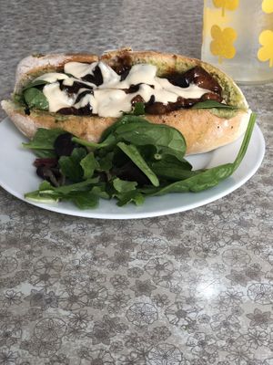 The spicy aubergine one! So good at Torino Pizza Kitchen in Belfast