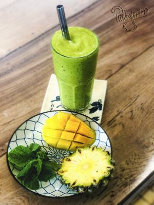 Green Smoothie at Pilgrim in Kampot