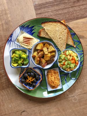 Vegan Breakfast  at Pilgrim in Kampot