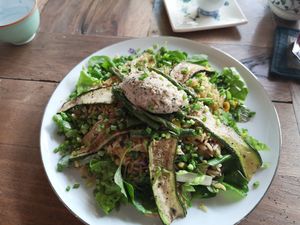 Probably the world finest Salad. at Pilgrim in Kampot