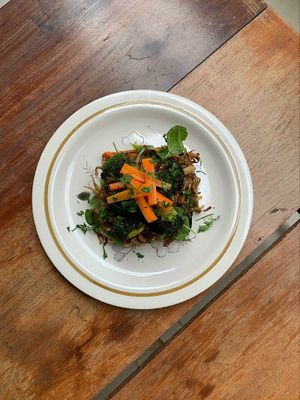 Mushroom & Broccoli Toast at Pilgrim in Kampot