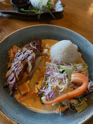 Massaman Curry with vegan duck   at Eden in Berlin