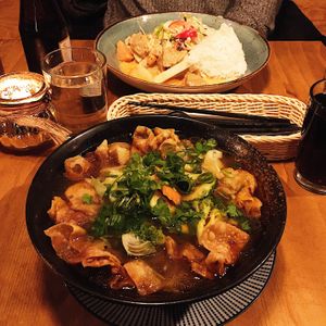 Curry and zuppe  at Eden in Berlin